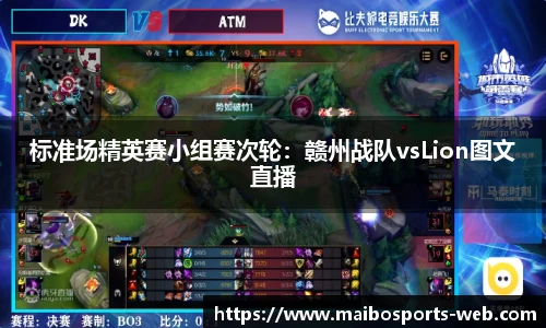 标准场精英赛小组赛次轮：赣州战队vsLion图文直播